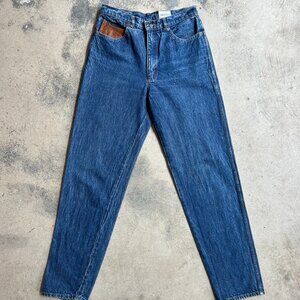 Huk a poo Vintage leather detail jeans